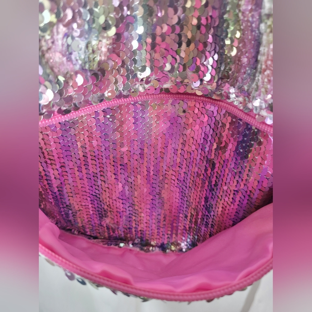 Rainbow Sequin Butterfly Backpack - image 3